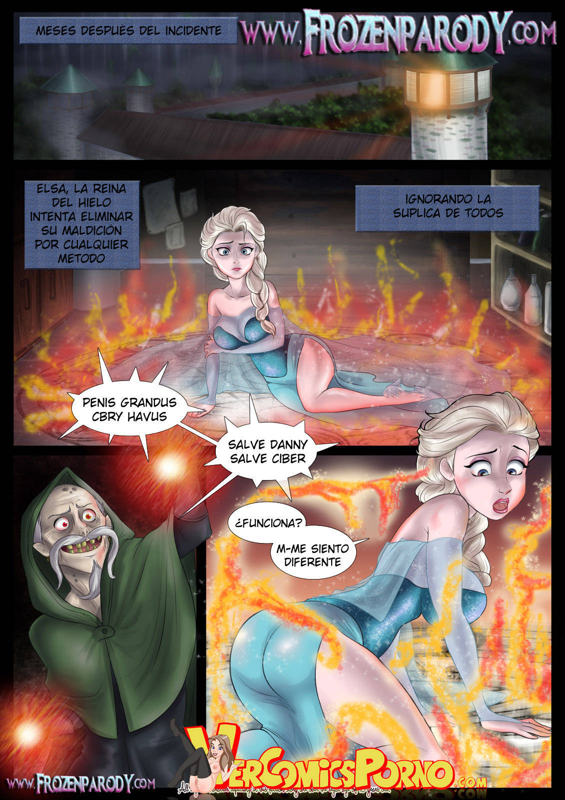 La maldición de Elsa - Page 1 - HentaiEra