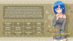 Character Gallery - Nikki Ann-Marie