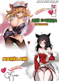 AHRI ENEMIGA Y AHRI ALIADA