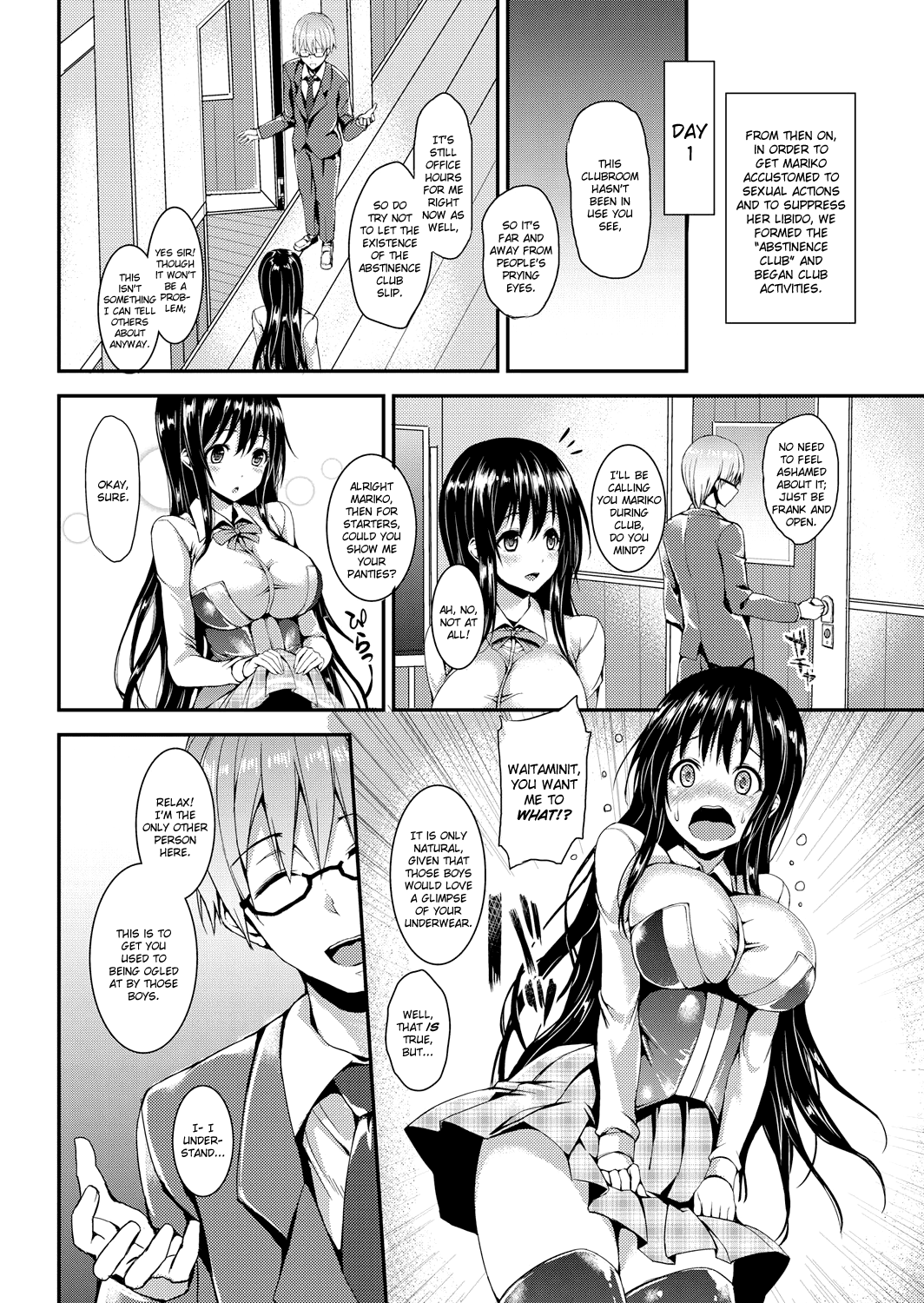 Kinyoku-bu ~Joseito-tachi ni Choukyou Seikyouiku Jisshuu~ | Abstinence Club  ~A Practical Sex Education for Female Students~ - Page 4 - HentaiEra