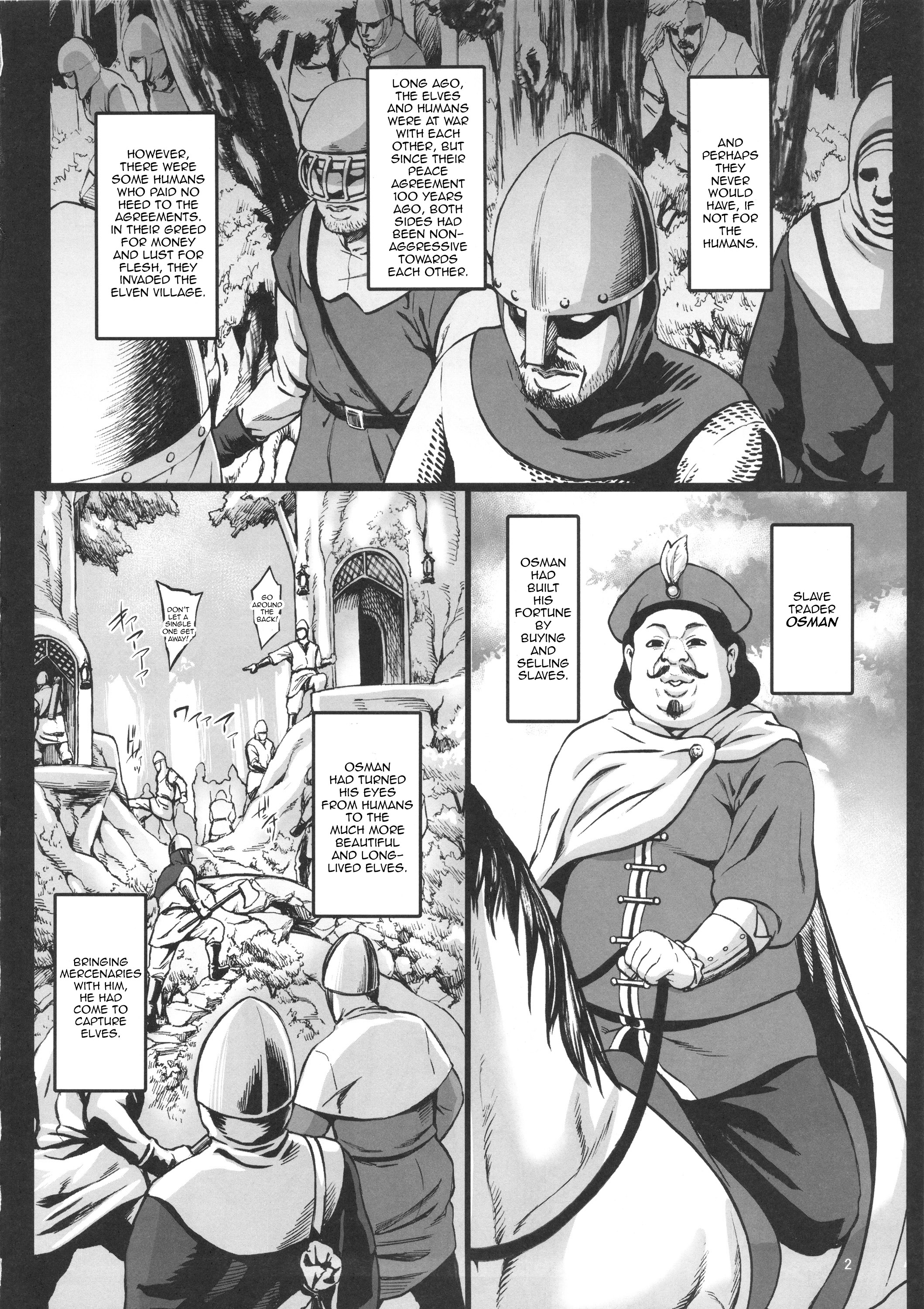 Houjou no Reizoku Elf | Fertile Slave Elves - Page 3 - HentaiEra