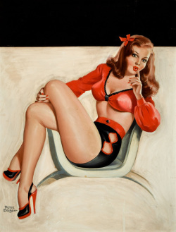 Vintage Pin Up art by Peter Driben