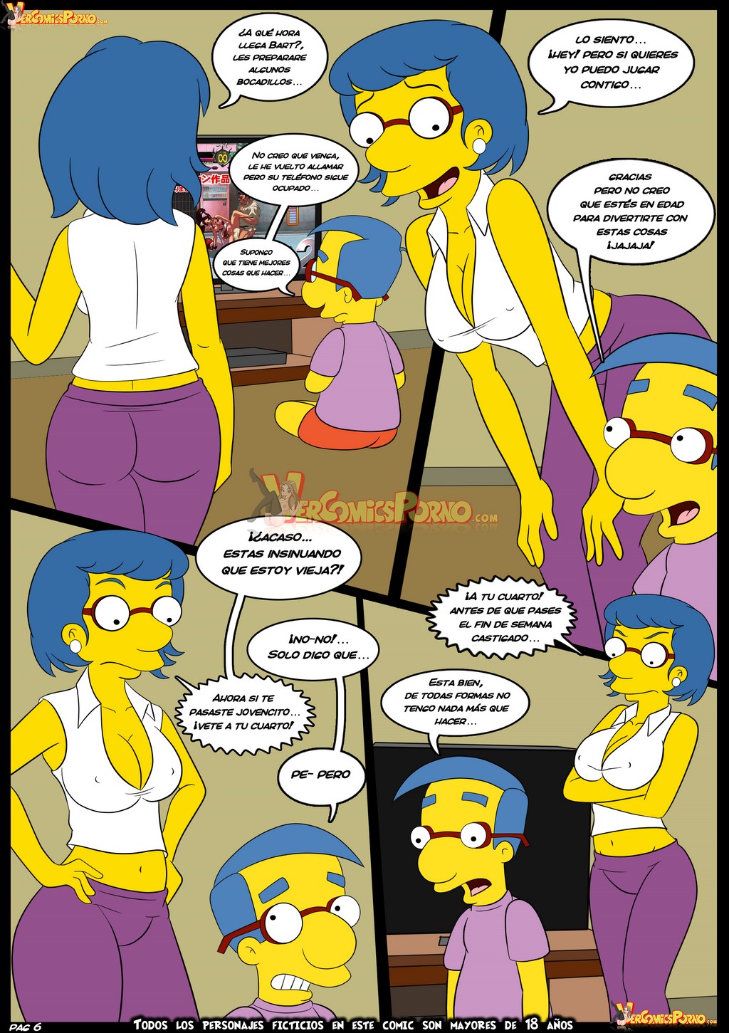 Los simpsons viejas costumbres 6 Aprendiendo con mama - Page 7 - HentaiEra