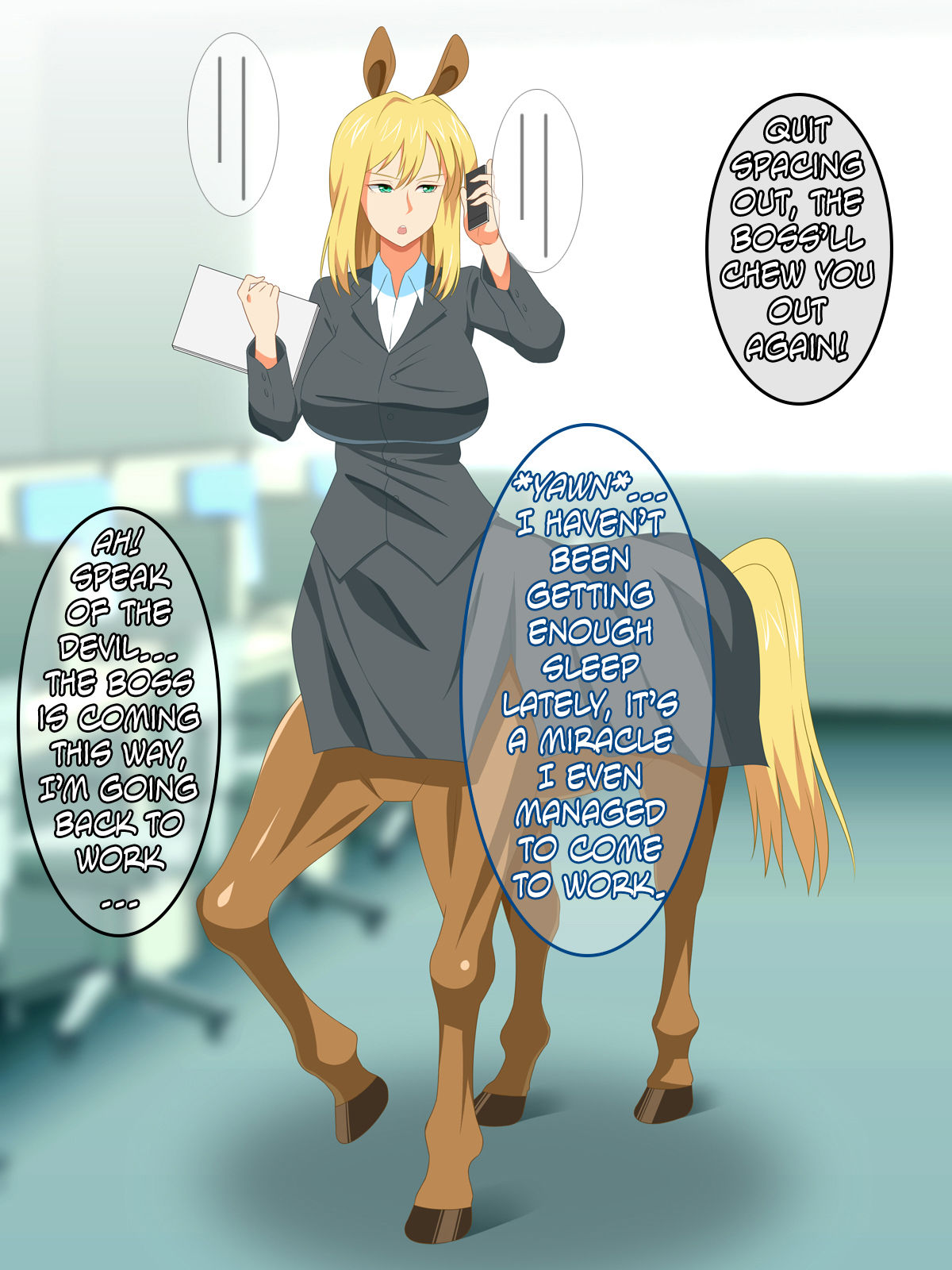 Hentai Centaur Sex - Centaur Yome! Tsundere Bakunyuu Jinba Musume ni Tanetsuke Seikatsu | Centaur  Wife! ~Daily sex life with a big-titted tsundere horse girl~ - Page 2 -  HentaiEra