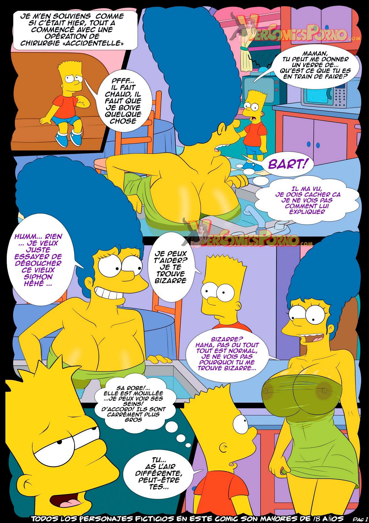 Los Simpsons Viejas Costumbres 3 Recordando a Mama - Page 2 - HentaiEra