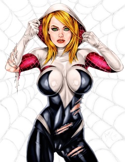 Spider-Gwen by Armando Huerta
