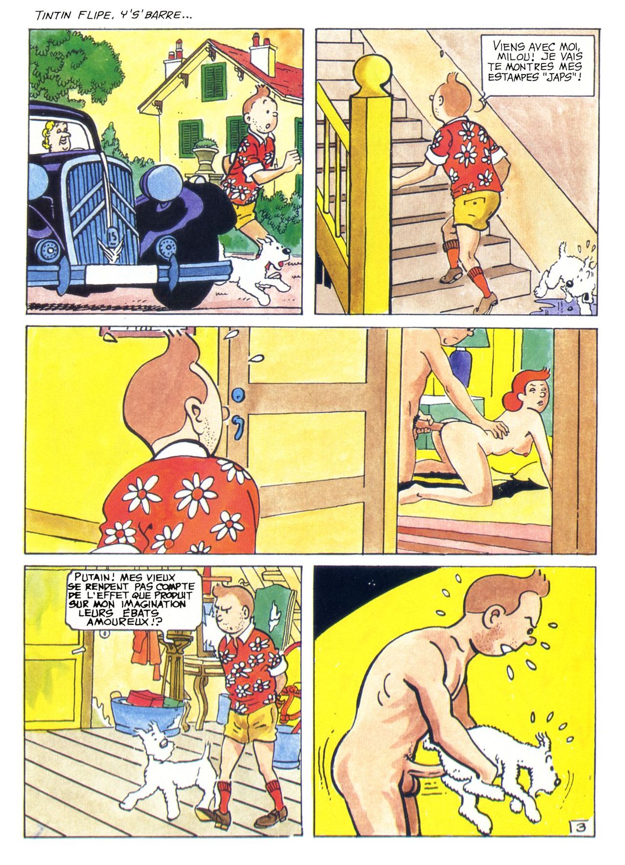 La Vie Sexuelle De Tintin - Page 7 - HentaiEra