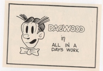 Dagwood Cartoon Porn - Dagwood in All in a Day's Work - HentaiEra