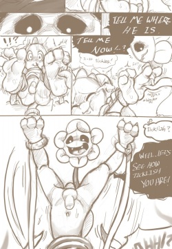 Flowey and the Monster Kid